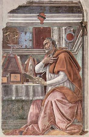 Saint Augustine, Sandro Botticelli